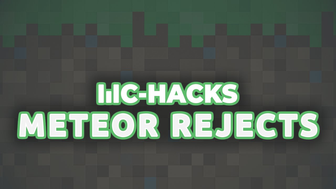 Meteor Rejects Add-On